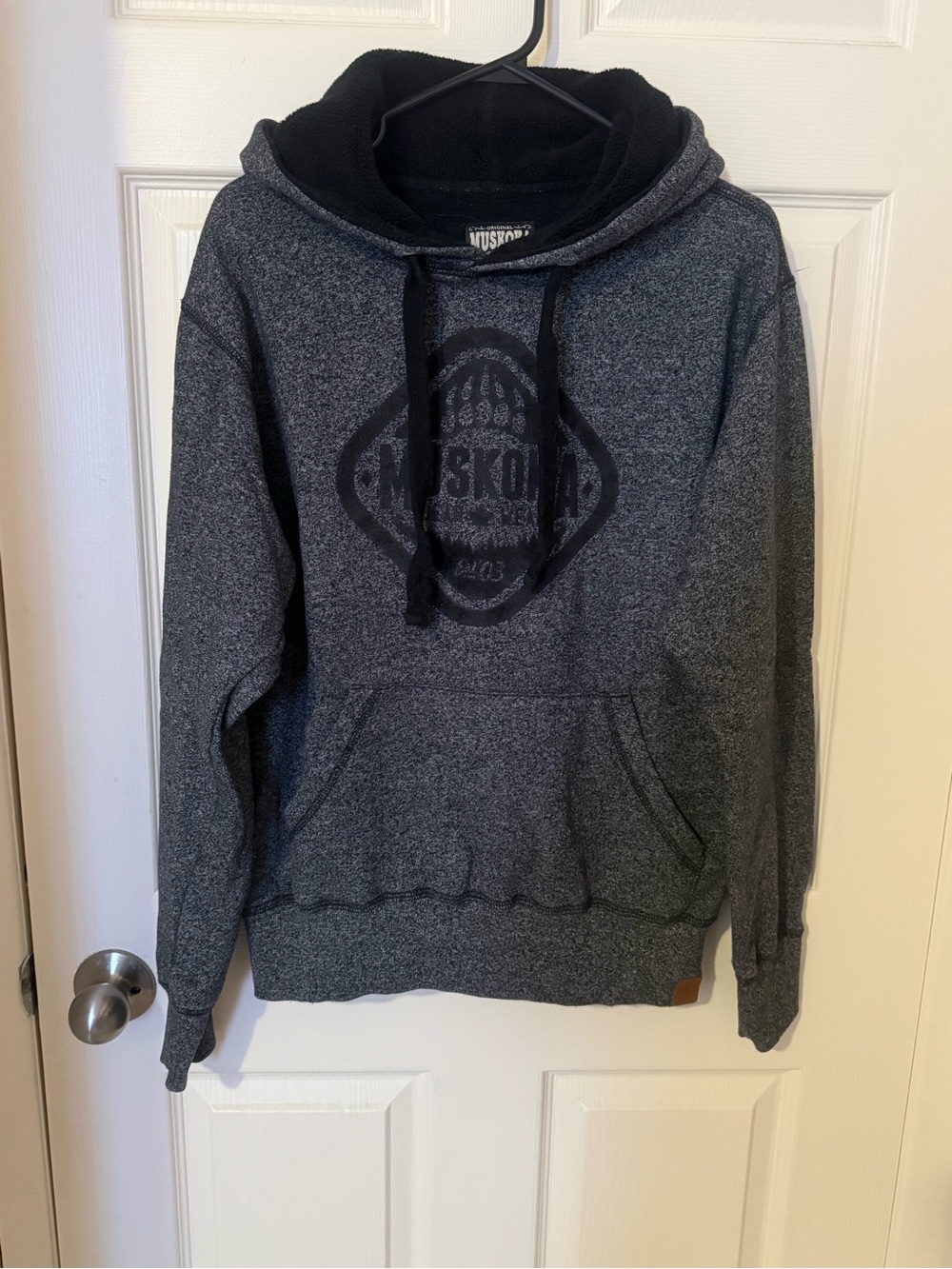 Muskoka Bear Wear Unisex Charcoal Hoodie